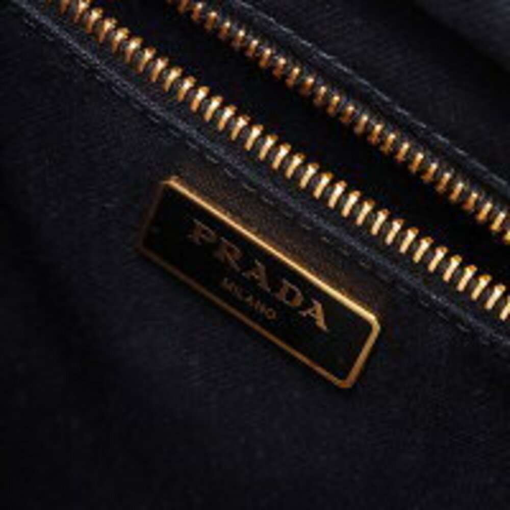 Prada Flower Basket Bag Handbag Black - Picture 11 of 13
